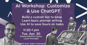 AI Workshop: Customize ChatGPT for Marketing Tasks