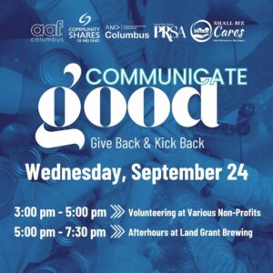 September 24: Communicate Good - A Day of Service & Celebration for Columbus Creatives